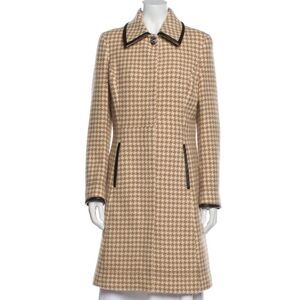 Vintage Coach 1941 Wool Houndstooth Coat